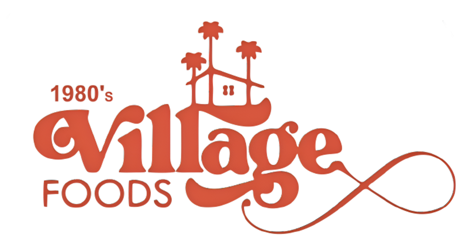 Village Foods 1980 Logo Dn Km Wk